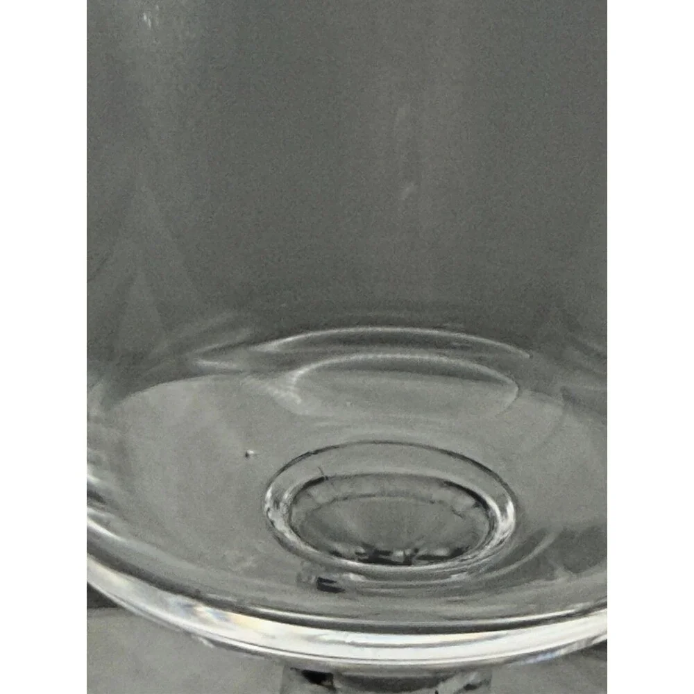 Vintage Lenox Fontaine Wine Glass Gold Rim Etched Crystal USA 1976-1986 6.75